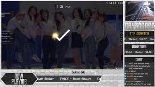 [Live] Gayzmcgee | TWICE - Heart Shaker [Shaker Shaker!] +HDDT 99.34% {#1 647pp FC} - osu!