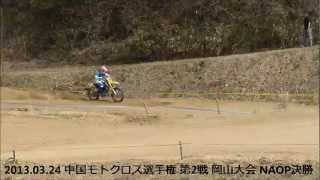 2013 中国モトクロス選手権 第2戦 岡山大会 ハイスターランド有漢 NA決勝