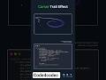 Magical Cursor Trail Effect Using HTML, CSS & JS! #shorts #coding
