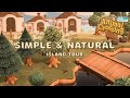 PERFECT Simple & Natural Town Island Tour // Animal Crossing New Horizons