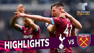Tottenham vs. West Ham United: 0-1 Goals & Highlights | Premier League | Telemundo Deportes