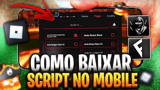 🔥Como Baixar e Colocar SCRIPT no Blox Fruits MOBILE/CELULAR e PC (LINK DIRETO)🔗 - Instalar Executor