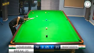 QUARTER FINAL | UZAIR KHAN VS BHARAT SISSODIYA | MP STATE RANKING SNOOKER CHAMPIONSHIP 2024 | LEG 3|