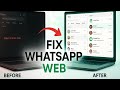 Fix WhatsApp Web Not Loading or Showing Chats | Web WhatsApp Blank Screen (2026)