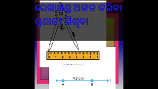 Rekha khanda ankana kariba pranali class -4 ରେଖା ଖଣ୍ଡ ଅଙ୍କନ କରିବା ପ୍ରଣାଳୀ l ଚତୁର୍ଥ ଶ୍ରେଣୀ  ପାଠ -1