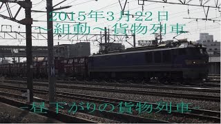 2015年3月22日 ～組動～貨物列車 -昼下がりの貨物列車-