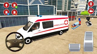 Direksiyonlu Ambulans oyunu 3D #71 American Ambulance Simulator - Ambulans oyunları Android Gameplay