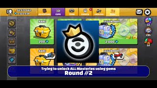 Hill Climb Racing 2 - UNLOCK ALL MASTERIES - Spending a ridiculous amount of gems