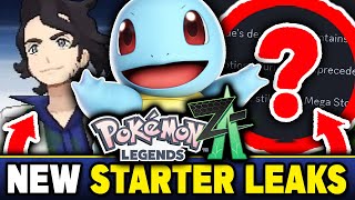 Pokemon News New Legends Za Kanto Starter Leaks New Mega Evolution