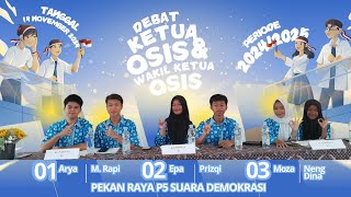 DEBAT PASLON PILKETOS SMK AR-RIZQI BINA INSANI Periode 2024/2025