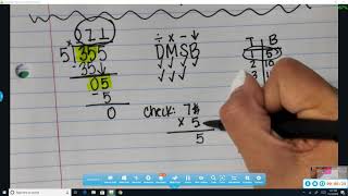 Standard Algorithm for 4th grade long division