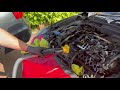 Mazda Skyactiv Engine Walnut Blasting and EGR Carbon Clean at Home DIY Video VLOG