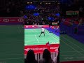 Badminton Lee Zii Jia vs Jonatan Christie World Championships 1st round Match Point #shorts