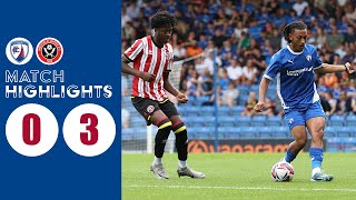 HIGHLIGHTS | Spireites 0-3 Sheffield United