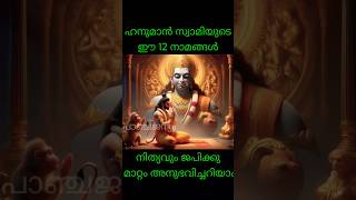 ഹനുമാൻ സ്വാമിയുടെ ഈ 12 നാമങ്ങൾ നിത്യവും ജപിക്കു മാറ്റം അനുഭവിച്ചറിയാം