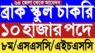 ১০ হাজার পদে ব্রাক স্কুল গণশিক্ষা প্রকল্প নিয়োগ বিজ্ঞপ্তি ২০২৫।brac school job circular 2025।চাকরি।