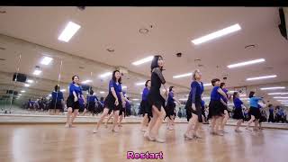 Die With A Smile Line Dance#정미영의라인댄스#화곡역3번출구#강서구라인댄스#영상반#나누리동호회#리뷰클래스