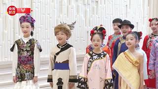 Children's choir sings the Chinese folk song as Xi and his wife host a banquet of Asian Winter Games