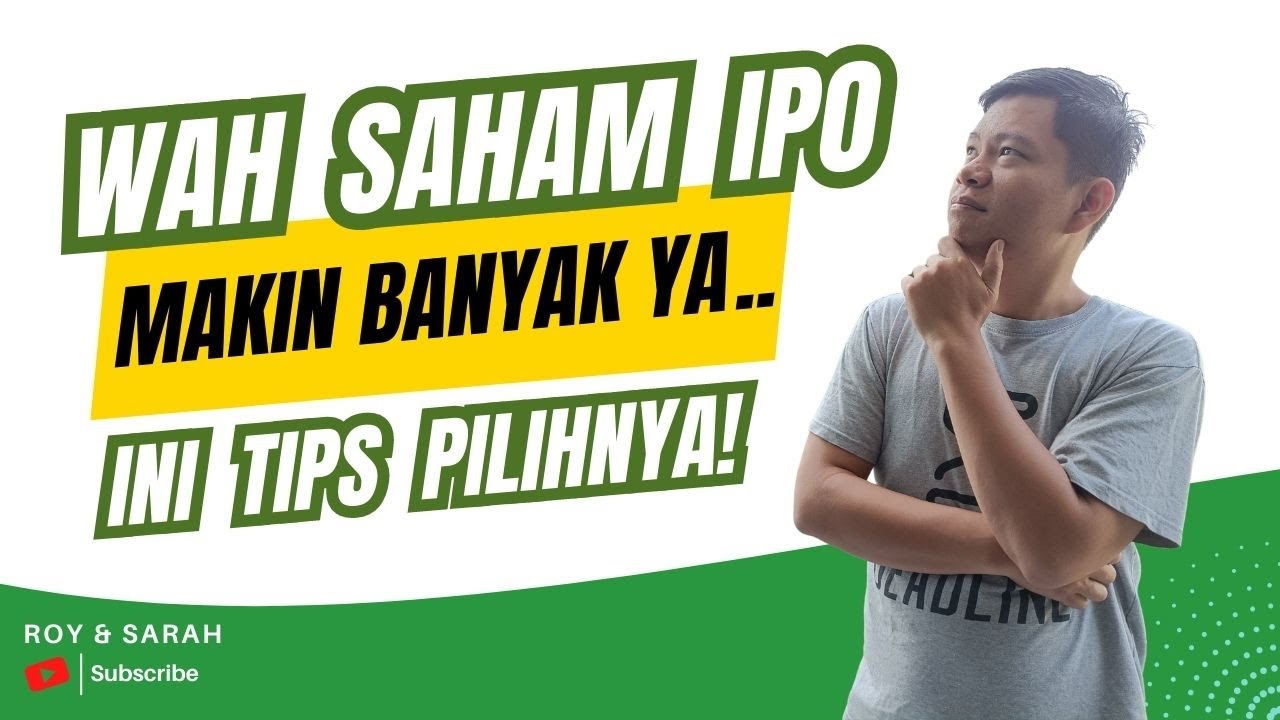 Strategi Memilih Saham Ipo Youtube