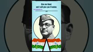 Birth Anniversary of Netaji Subhash Chandra Bose 23 January| Give Me Blood, I will give u freedom 🇮🇳