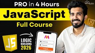JavaScript FULL Course with Advanced Project in 4 HOURS (Part-2) | 2026 Edition