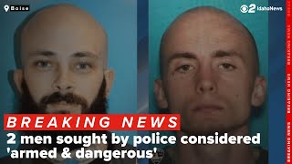 Search underway for shooting suspect & escaped inmate who ambushed officers at Idaho hospital