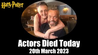 Most Famous Actors Died Today 20th March 2023 || Died in Last Hour