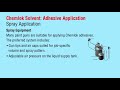 chemlok solvent how to apply the adhesive