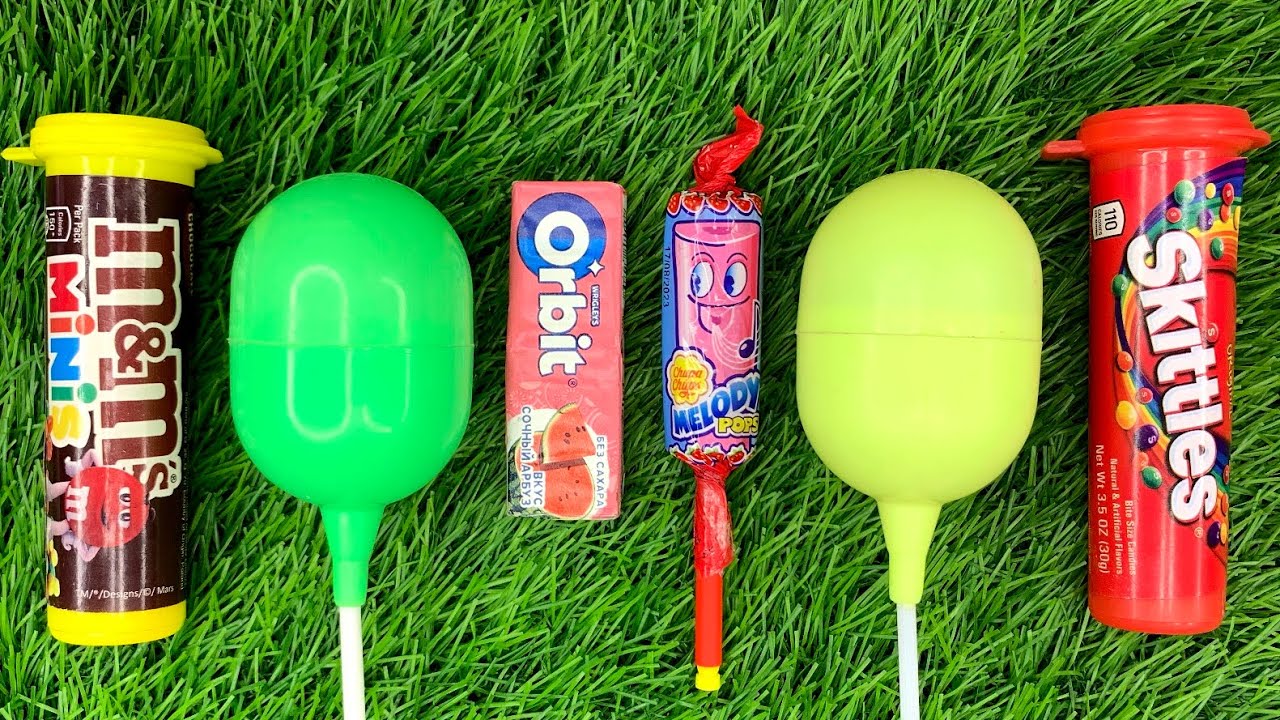 Candy Lollipops And Sweets Yummy Rainbow Lollipops Unpacking Asmr