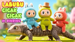 LAGU LABUBU CICAK-CICAK DIDINDING  #labubu #laguanakindonesia #laguedukasi