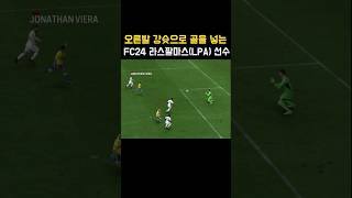 오른발 강슛으로 골을 넣는  FC24 라스팔마스(Las Palmas) 선수 #FC24