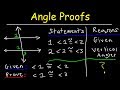 Geometry, Two Column Proofs of Angles - Addition, Substitution & Transitive Property