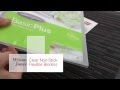 Wilson Jones Clear Non Stick Flexible Binders Demo