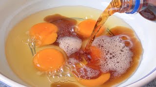 A recipe of  Pour cola into the eggs, the pan is so fragrant