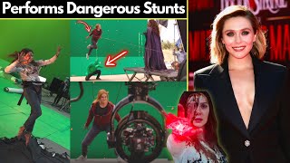 Elizabeth Olsen Performing Stunts Without A Stunt Double