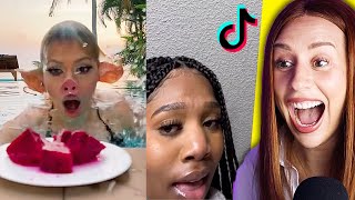 TikTok Stitches That Woke Up And Chose VIOLENCE - REACTION