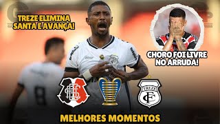 Santa Cruz x Treze-PB | Melhores Momentos - COMPLETO | Pré-Copa do Nordeste