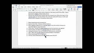 IFRS 2 Share Based Payments Part 2