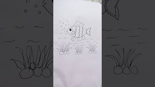 Draw fish easily #  1 min drawings #