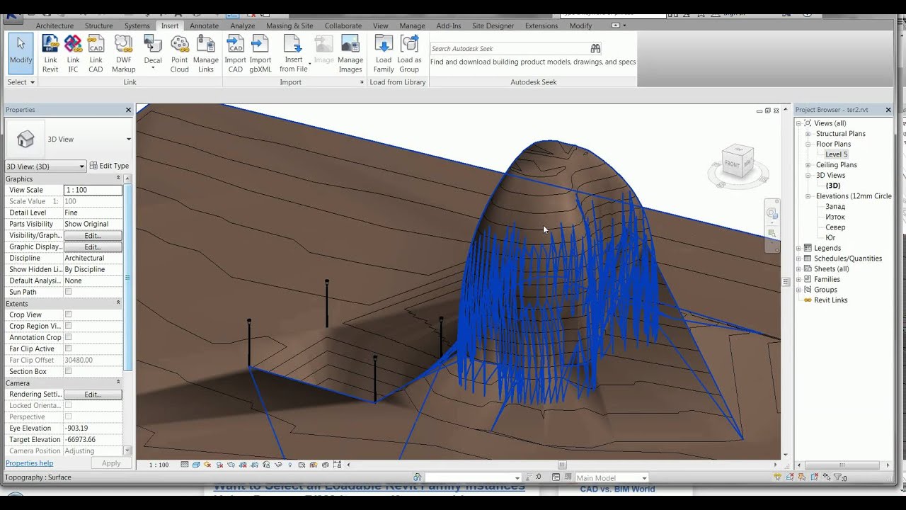 Revit Topography Techniques Youtube