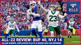 Bills 40, Jets 14: What film revealed in Josh Allen’s 3 TD performance \u0026 Buffalo’s defense