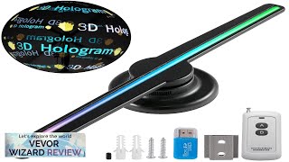 VEVOR 3D Holographic Fan 16.5Inch Hologram Fan with 224 Led Beads Holographic Review