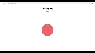 Interactive Coloring App using HTML, CSS & JavaScript 🎨