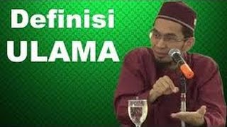 Definisi Dan Pengertian Ulama  -  Ustadz Adi Hidayat Lc Ma  .