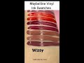 maybelline vinyl ink swatches vinyl ink vs super stay matte ink subscribe il beauty di coco shorts