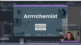 Ep. 5 | Arrrrchemist Game Dev | Pirate Jam - Using Godot for the game engine