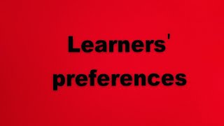 Lerners' preferences TKT module 1 / Jaloliddin Kosimov