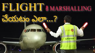 How to do Marshalling for Aircraft | విమానం కి సిగ్నల్ ఎలా చూపిస్తారు..?