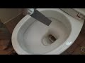 using a pumice stone to remove stubborn toilet bowl stains