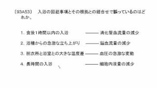 看護師国家試験過去問｜93回午前53｜吉田ゼミナール